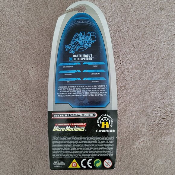 NEW Star Wars Darth Maul Sith Speeder Titanium Series Die Cast - Picture 5 of 6